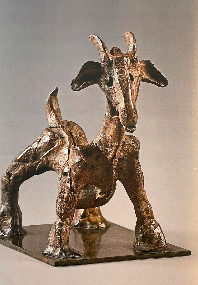 bronze sophido la petite chevre